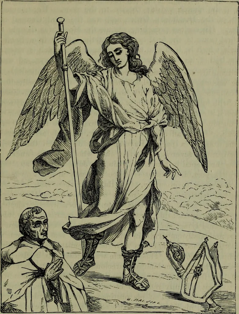 An illustration from A handbook of legendary and mythological art, 1876, leaf 282