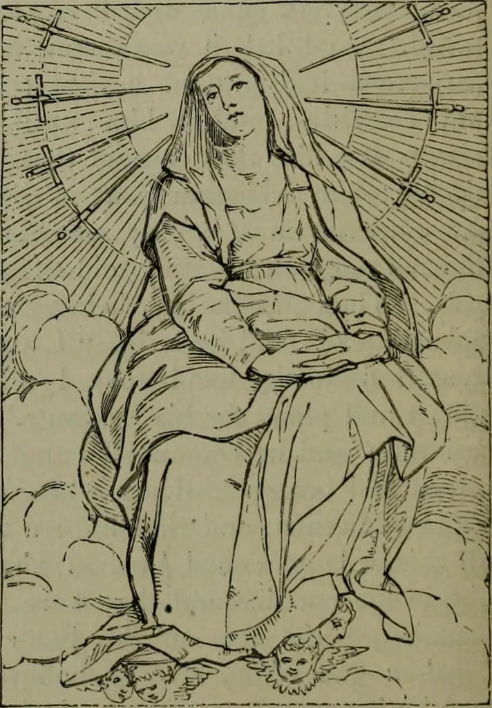 An illustration from A handbook of legendary and mythological art, 1876, leaf 293