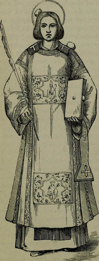 An illustration from A handbook of legendary and mythological art, 1876, leaf 301
