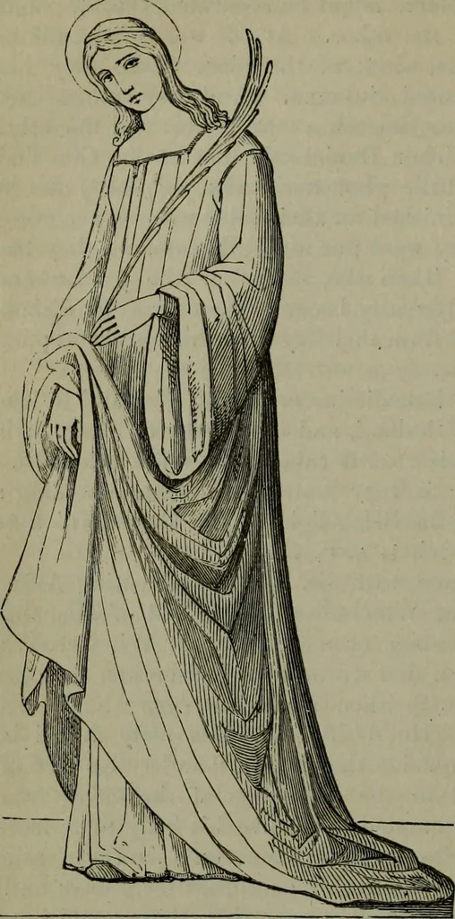 An illustration from A handbook of legendary and mythological art, 1876, leaf 305