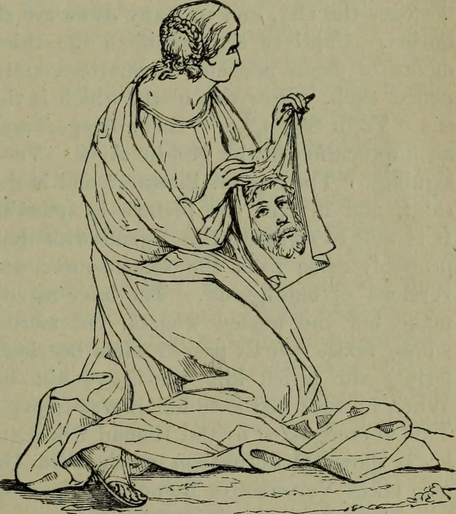 An illustration from A handbook of legendary and mythological art, 1876, leaf 328