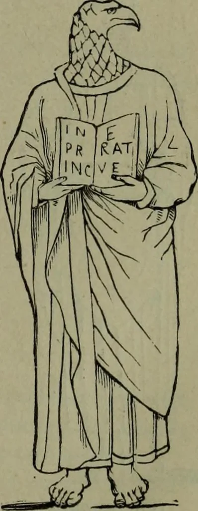 An illustration from A handbook of legendary and mythological art, 1876, leaf 38