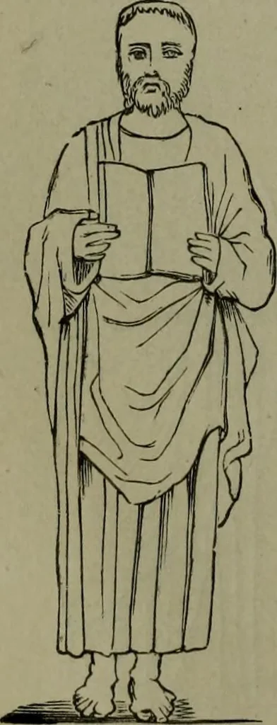 An illustration from A handbook of legendary and mythological art, 1876, leaf 39