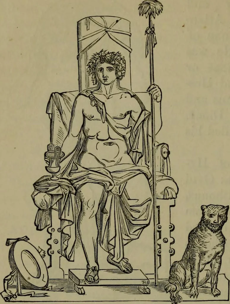 An illustration from A handbook of legendary and mythological art, 1876, leaf 451