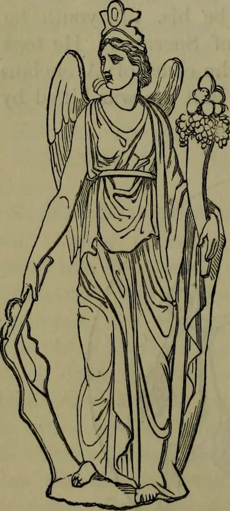 An illustration from A handbook of legendary and mythological art, 1876, leaf 465