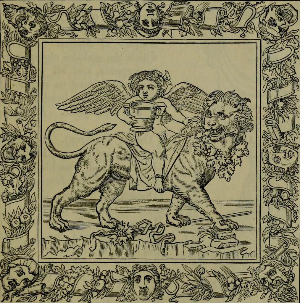 An illustration from A handbook of legendary and mythological art, 1876, leaf 466