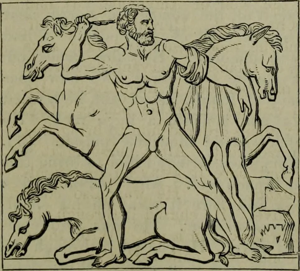An illustration from A handbook of legendary and mythological art, 1876, leaf 473