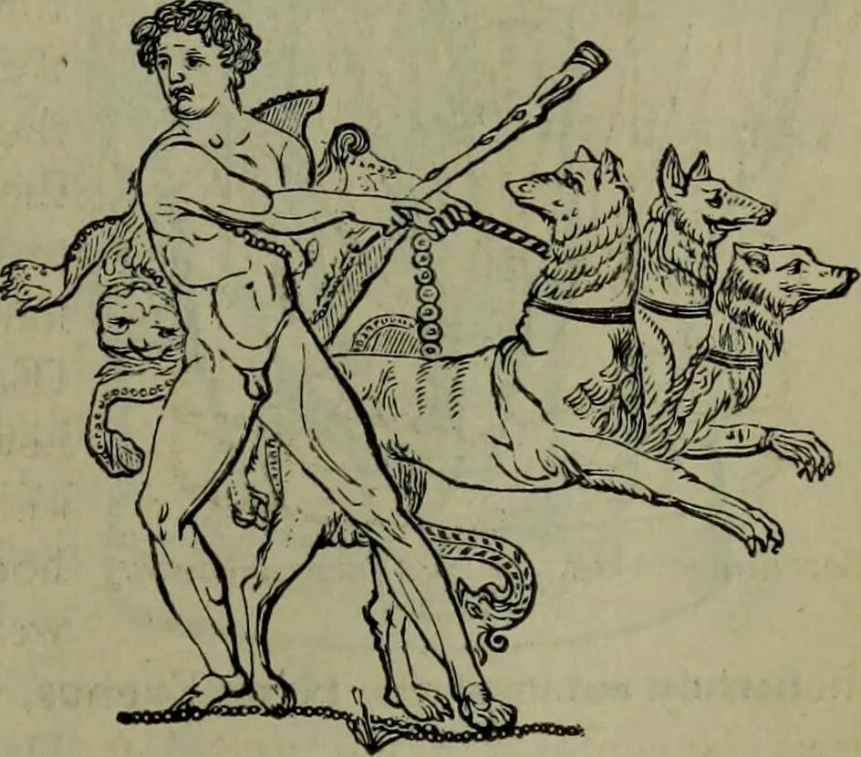 An illustration from A handbook of legendary and mythological art, 1876, leaf 474