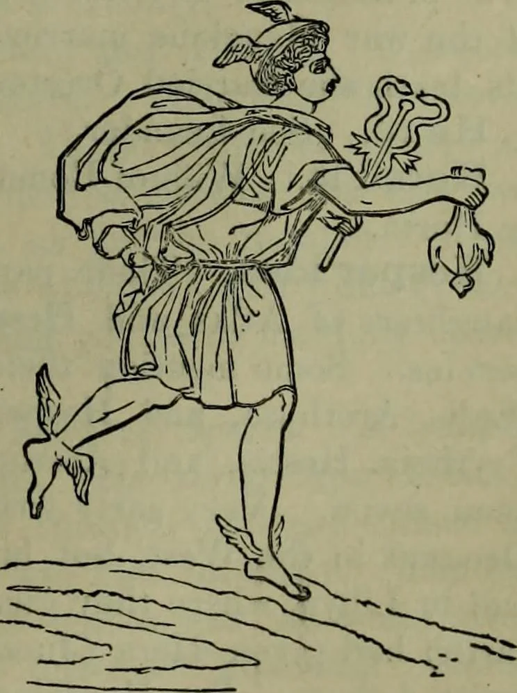 An illustration from A handbook of legendary and mythological art, 1876, leaf 476