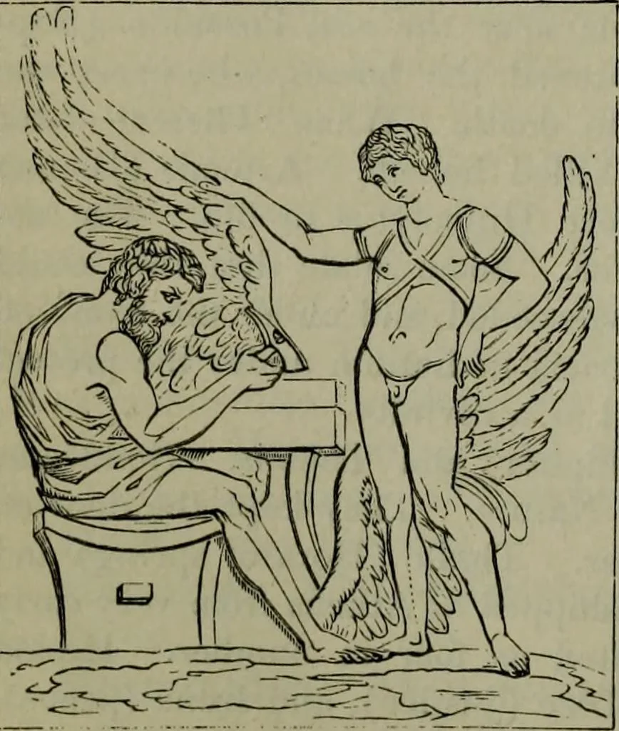 An illustration from A handbook of legendary and mythological art, 1876, leaf 479