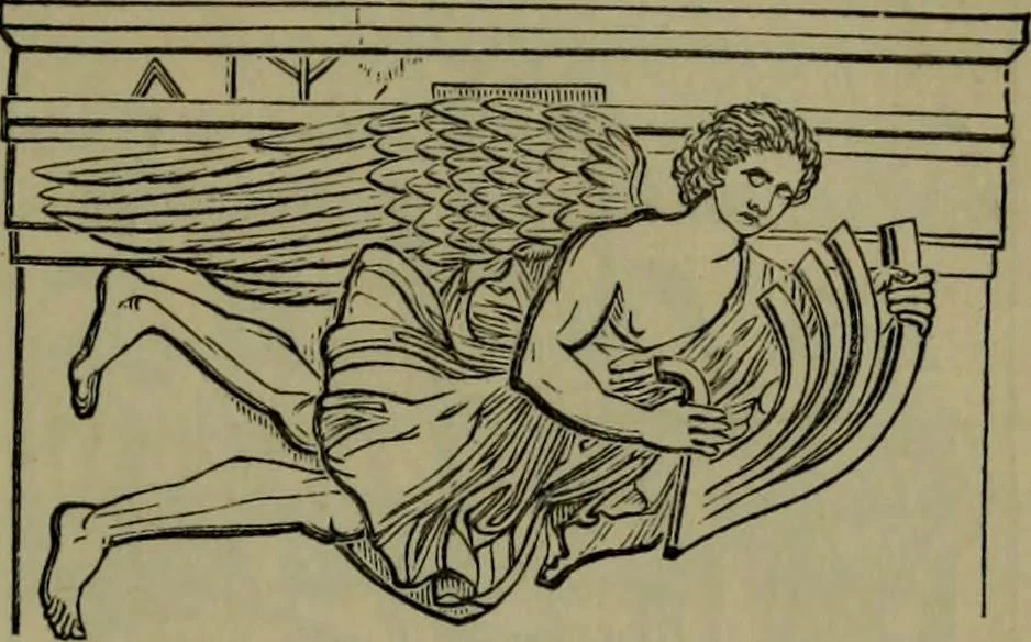 An illustration from A handbook of legendary and mythological art, 1876, leaf 484