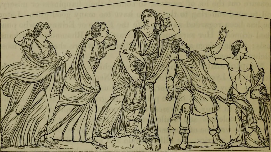 An illustration from A handbook of legendary and mythological art, 1876, leaf 489