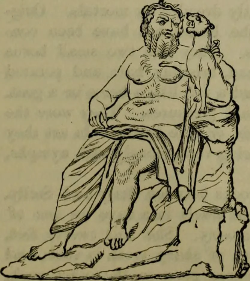 An illustration from A handbook of legendary and mythological art, 1876, leaf 505