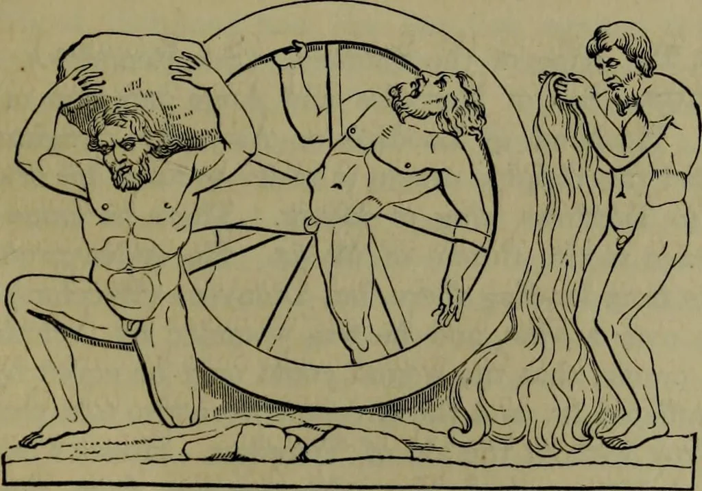 An illustration from A handbook of legendary and mythological art, 1876, leaf 506
