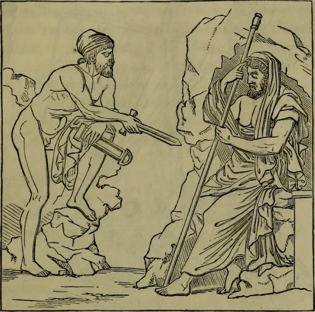 An illustration from A handbook of legendary and mythological art, 1876, leaf 510