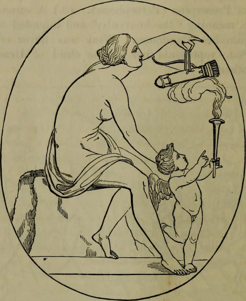 An illustration from A handbook of legendary and mythological art, 1876, leaf 513