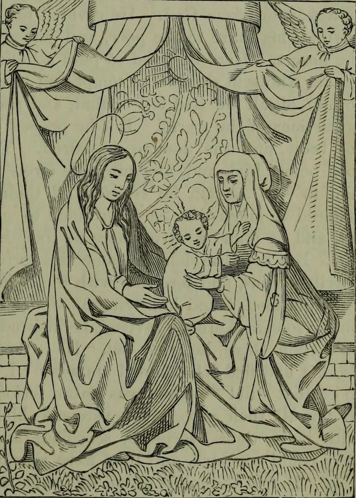 An illustration from A handbook of legendary and mythological art, 1876, leaf 62