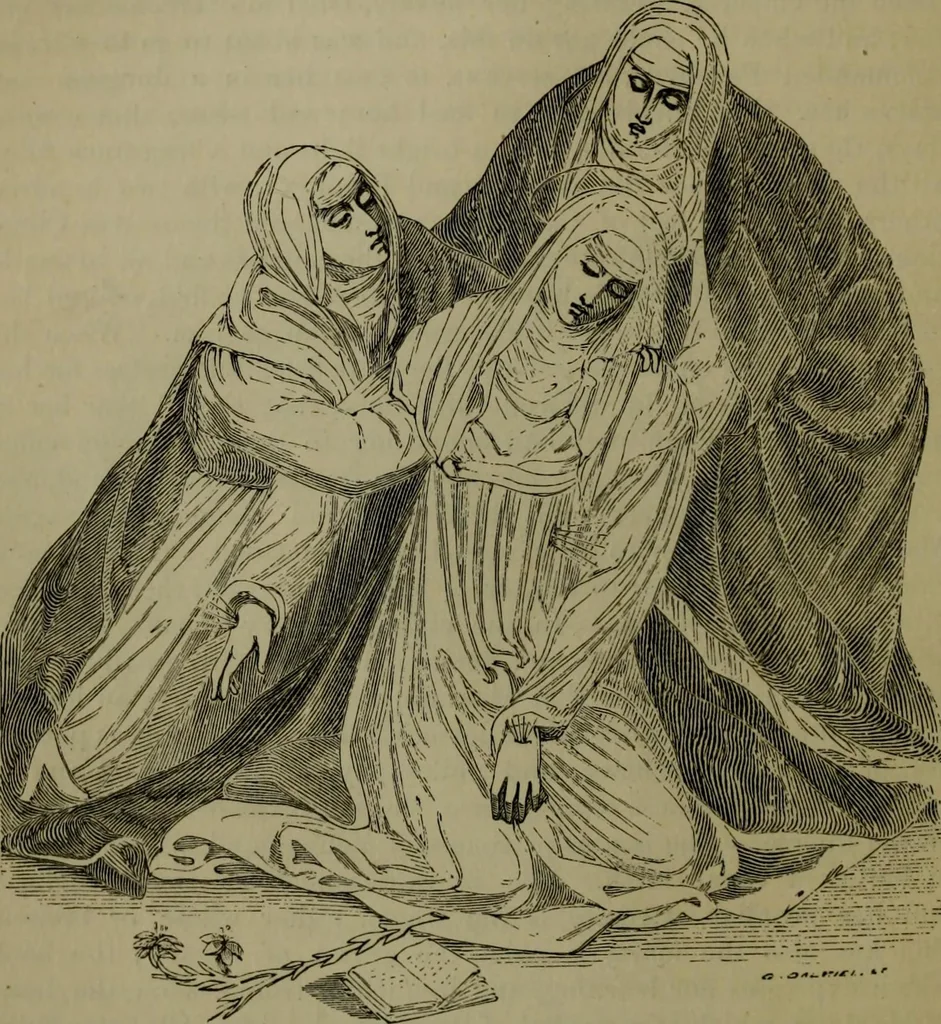 An illustration from A handbook of legendary and mythological art, 1876, leaf 87