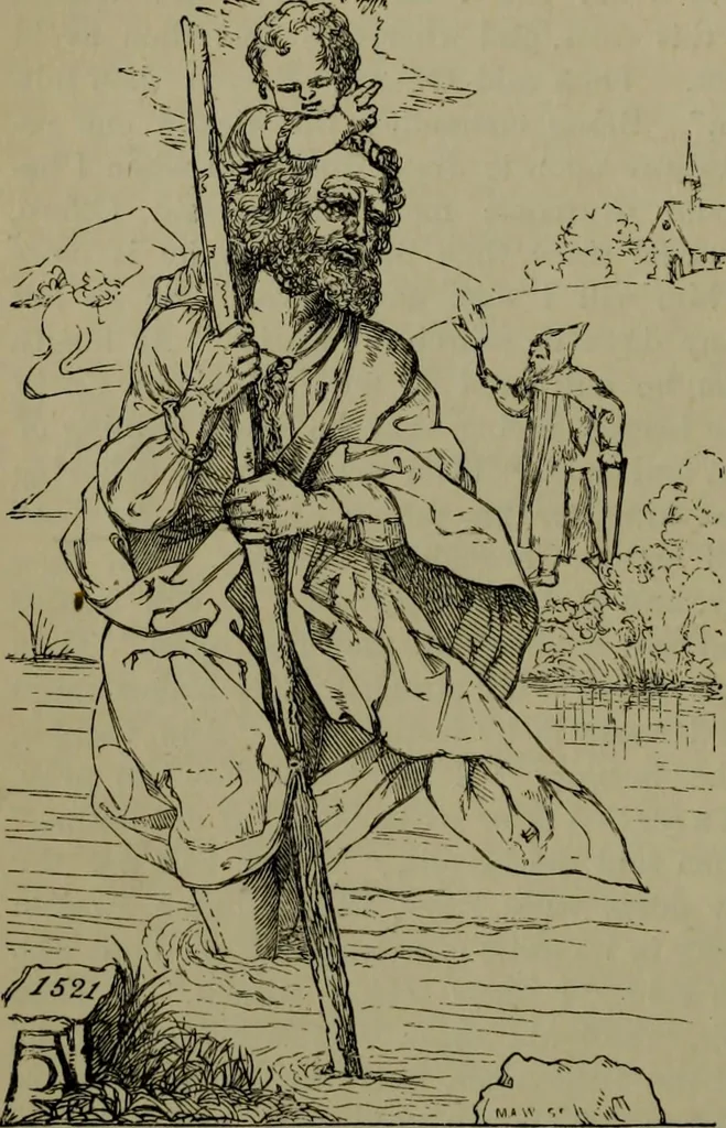 An illustration from A handbook of legendary and mythological art, 1876, leaf 95