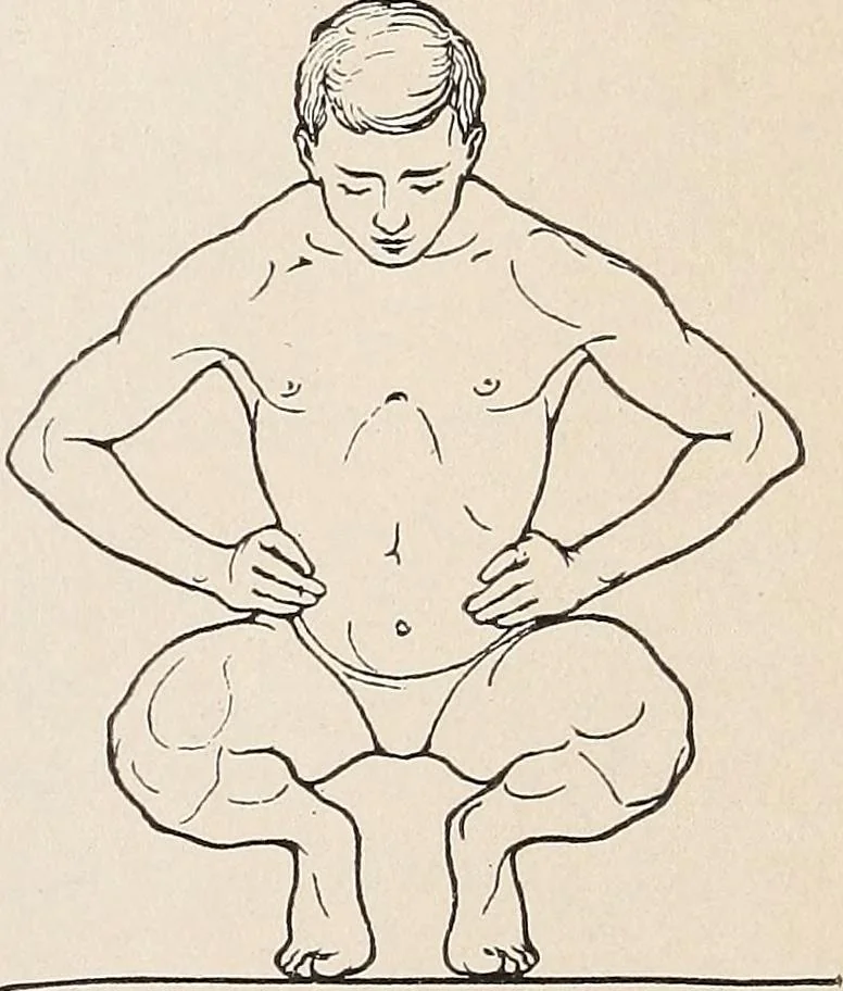 An illustration from Handbook of lessons in physical training and games for the Philadelphia public schools, 1910, leaf 17