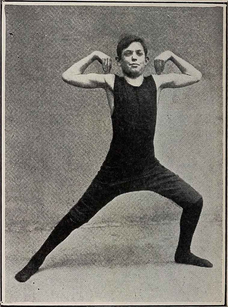 An illustration from Handbook of lessons in physical training and games for the Philadelphia public schools, 1910, leaf 26