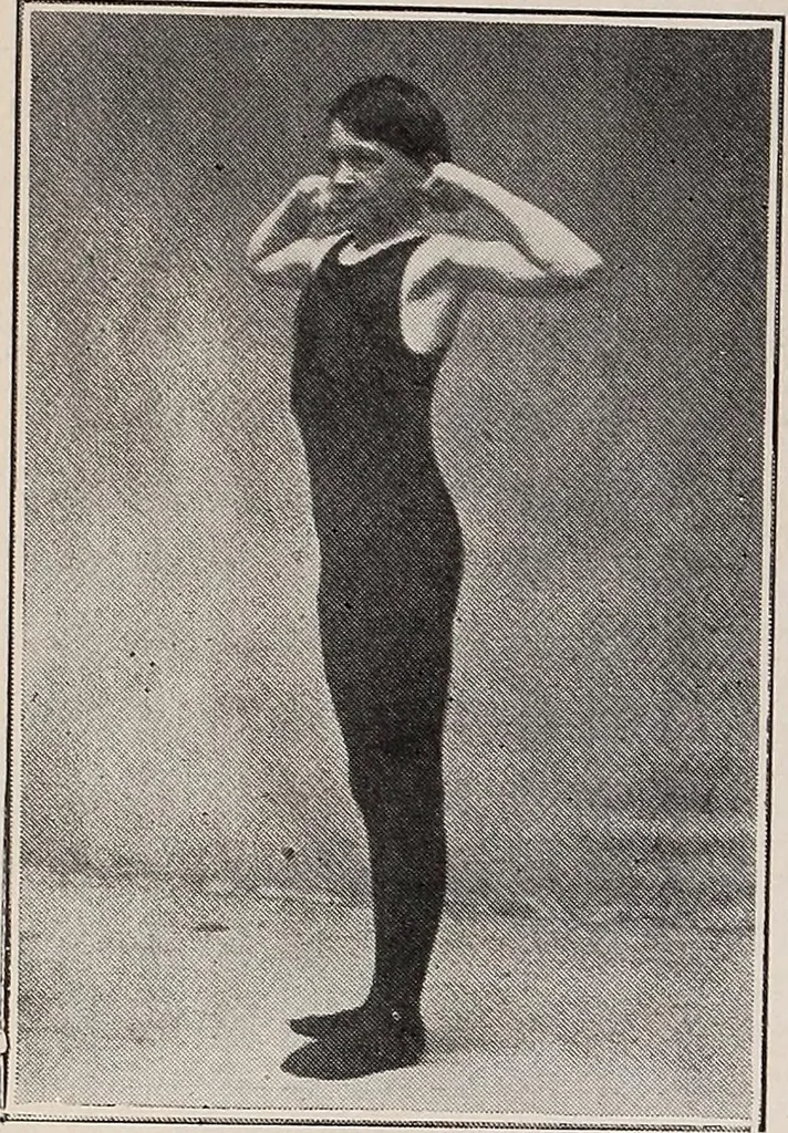 An illustration from Handbook of lessons in physical training and games for the Philadelphia public schools, 1910, leaf 28