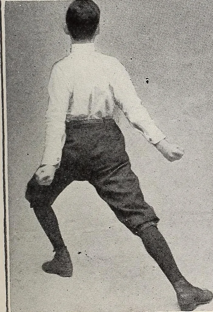 An illustration from Handbook of lessons in physical training and games for the Philadelphia public schools, 1910, leaf 29