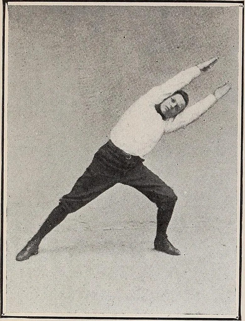 An illustration from Handbook of lessons in physical training and games for the Philadelphia public schools, 1910, leaf 30