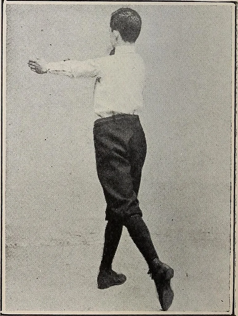 An illustration from Handbook of lessons in physical training and games for the Philadelphia public schools, 1910, leaf 30
