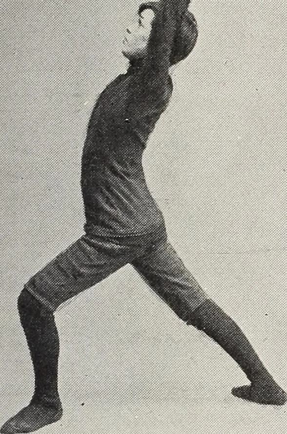 An illustration from Handbook of lessons in physical training and games for the Philadelphia public schools, 1910, leaf 31