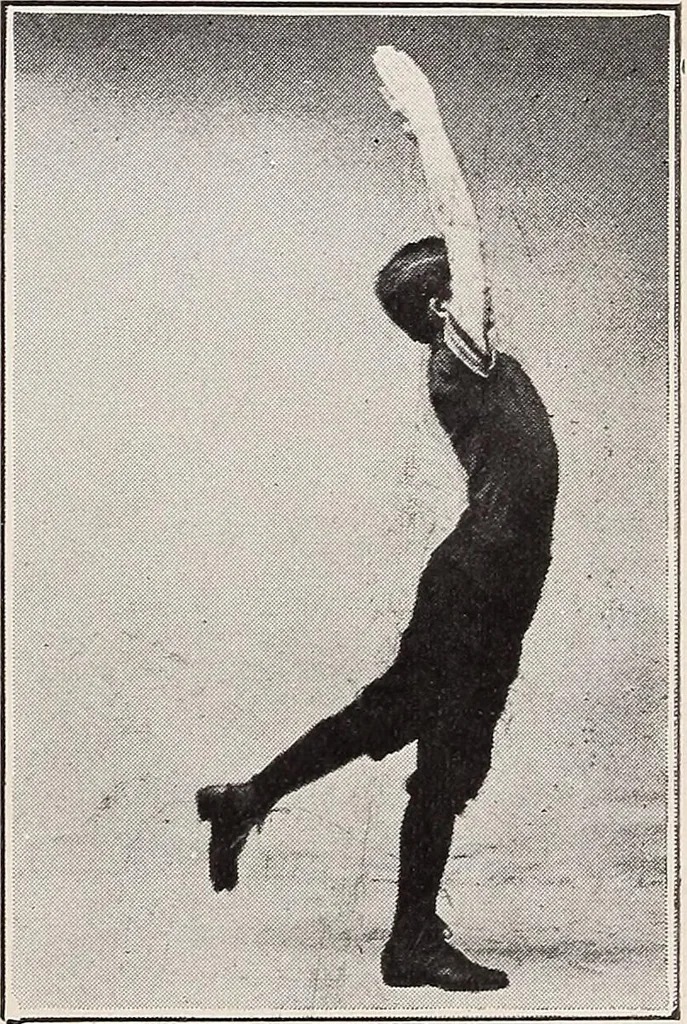 An illustration from Handbook of lessons in physical training and games for the Philadelphia public schools, 1910, leaf 31
