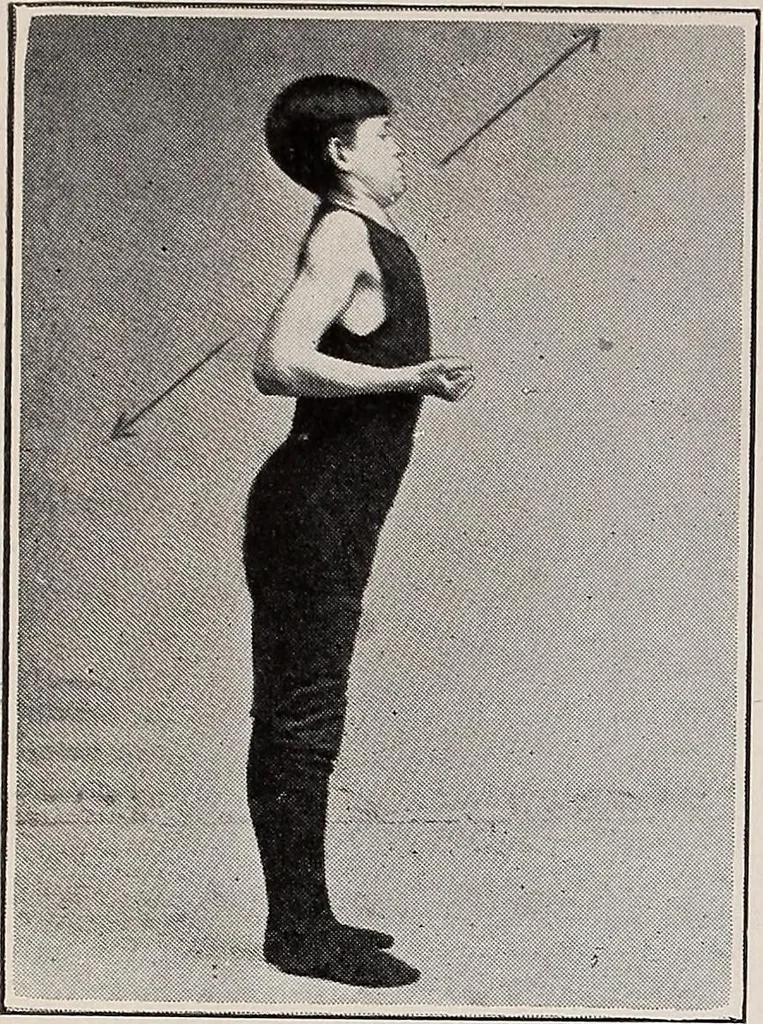 An illustration from Handbook of lessons in physical training and games for the Philadelphia public schools, 1910, leaf 36