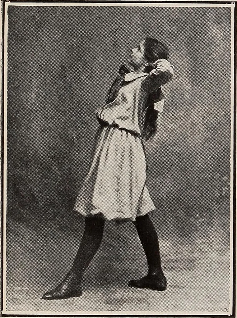 An illustration from Handbook of lessons in physical training and games for the Philadelphia public schools, 1910, leaf 38