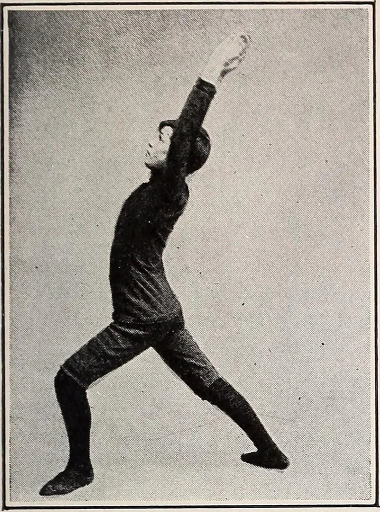 An illustration from Handbook of lessons in physical training and games for the Philadelphia public schools, 1910, leaf 47