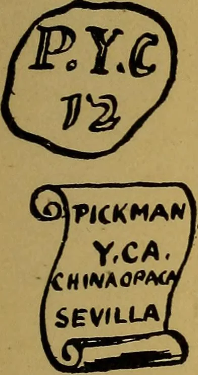 An illustration from Handbook of marks on pottery & porcelain, 1909, leaf 107
