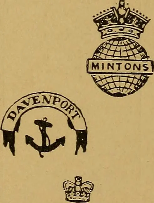 An illustration from Handbook of marks on pottery & porcelain, 1909, leaf 115