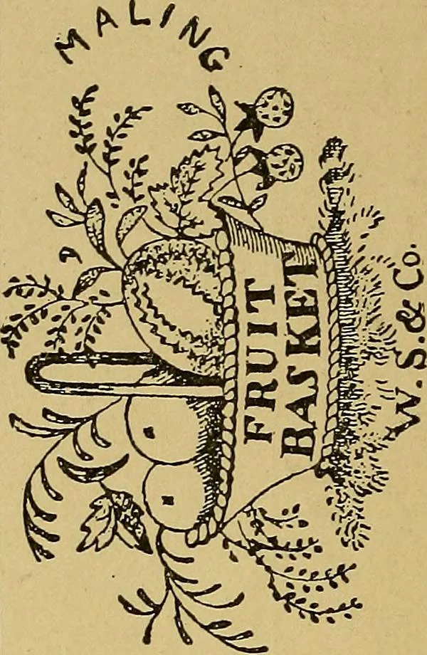 An illustration from Handbook of marks on pottery & porcelain, 1909, leaf 118