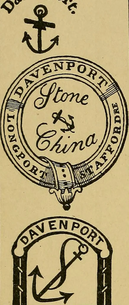 An illustration from Handbook of marks on pottery & porcelain, 1909, leaf 128