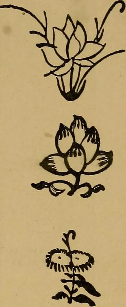 An illustration from Handbook of marks on pottery & porcelain, 1909, leaf 155