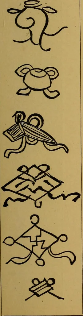An illustration from Handbook of marks on pottery & porcelain, 1909, leaf 157