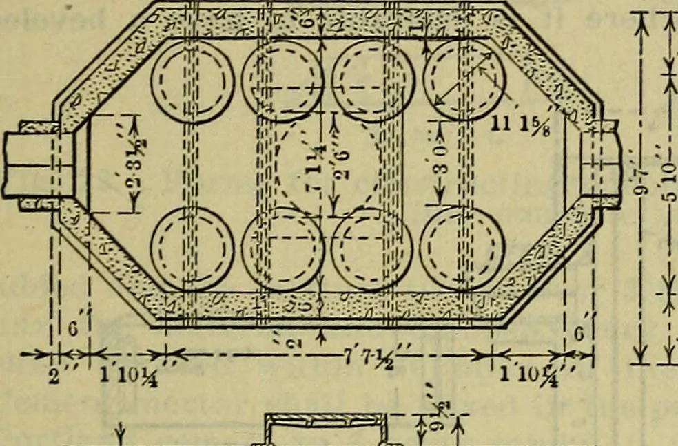 An illustration from Handbook of mechanical and electrical cost data, giving shipping weights, capacities, outputs, and net prices of machines and apparatus, and detailed costs of installation, maintenance, depreciation and operation, together with many principles and data relating to engineering economics, 1918, leaf 1022