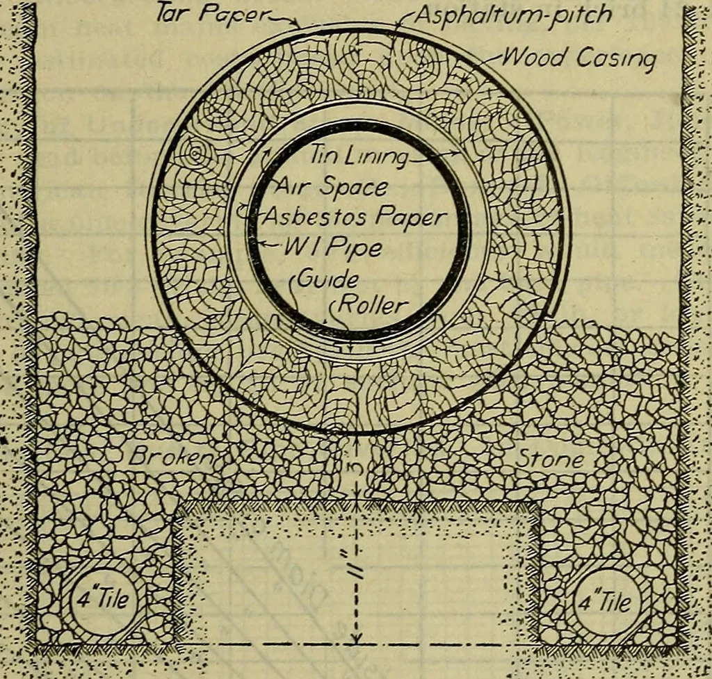 An illustration from Handbook of mechanical and electrical cost data, giving shipping weights, capacities, outputs, and net prices of machines and apparatus, and detailed costs of installation, maintenance, depreciation and operation, together with many principles and data relating to engineering economics, 1918, leaf 1458