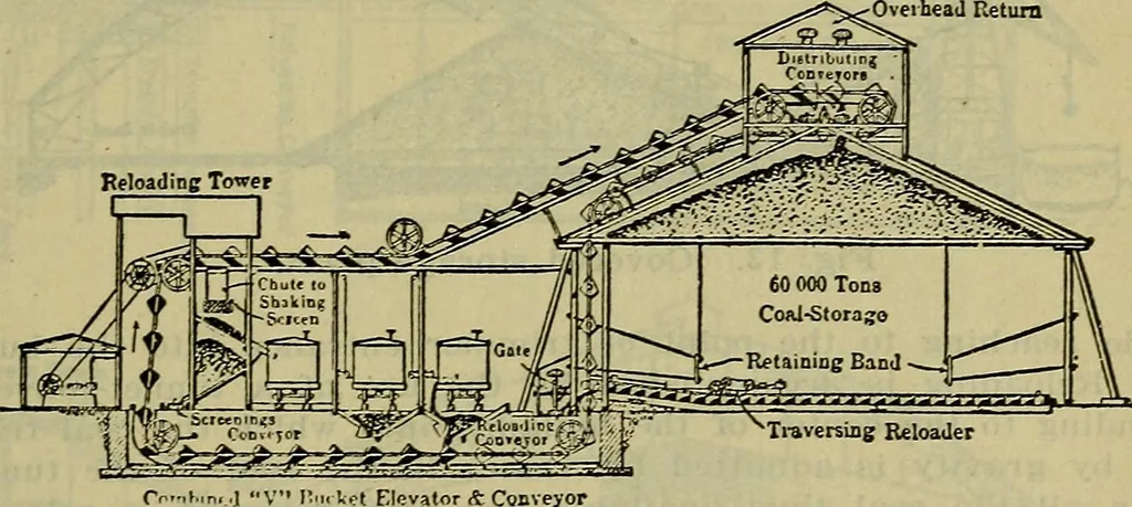 An illustration from Handbook of mechanical and electrical cost data, giving shipping weights, capacities, outputs, and net prices of machines and apparatus, and detailed costs of installation, maintenance, depreciation and operation, together with many principles and data relating to engineering economics, 1918, leaf 374