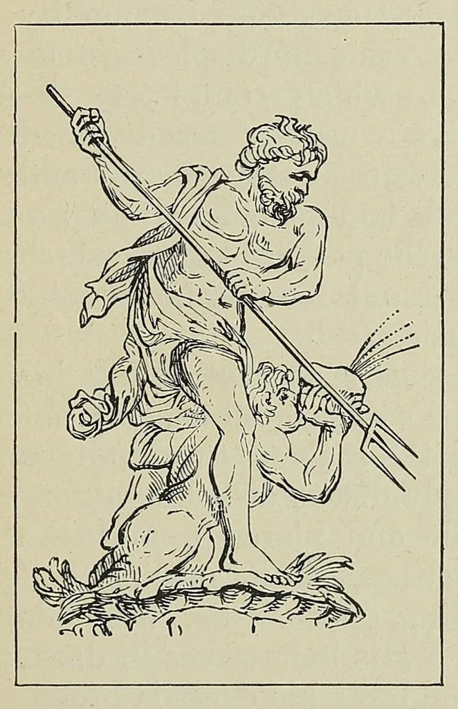 An illustration from A hand-book of mythology : the myths and legends of ancient Greece and Rome, 1884, leaf 109