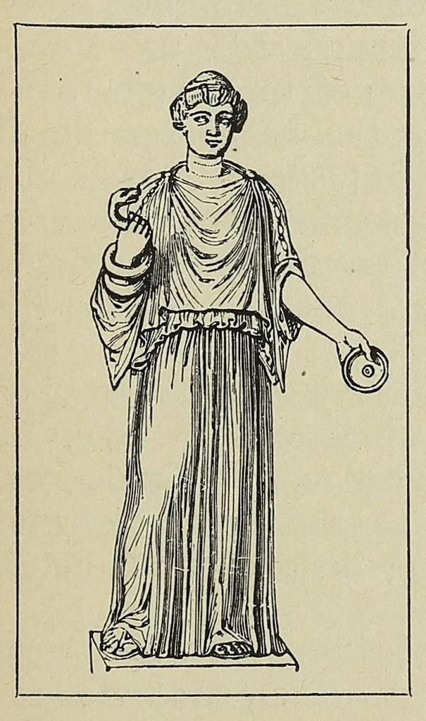 An illustration from A hand-book of mythology : the myths and legends of ancient Greece and Rome, 1884, leaf 185