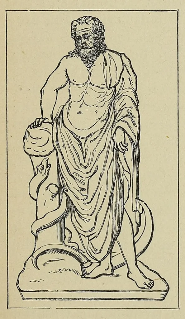 An illustration from A hand-book of mythology : the myths and legends of ancient Greece and Rome, 1884, leaf 23