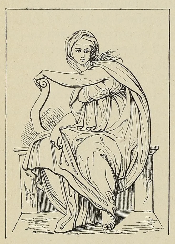 An illustration from A hand-book of mythology : the myths and legends of ancient Greece and Rome, 1884, leaf 92