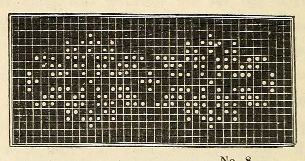 An illustration from The handbook of needlework, 1842, leaf 180