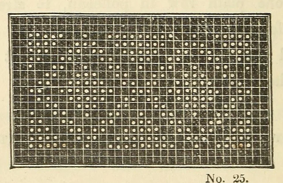 An illustration from The handbook of needlework, 1842, leaf 198