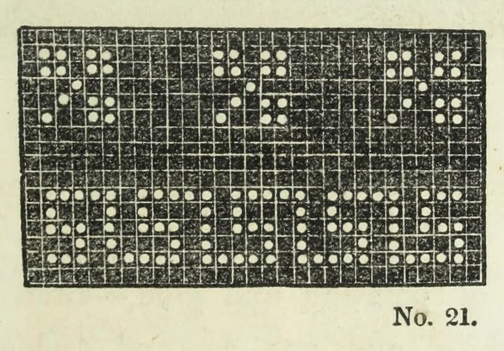 An illustration from The handbook of needlework, 1854, leaf 195